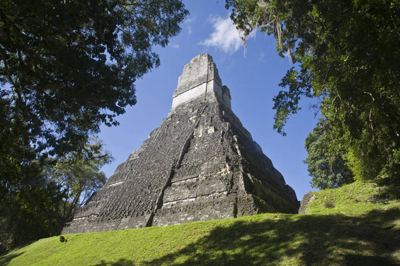 无人,横图,危地马拉,历史,废墟,地标建筑,摄影,考古学,中美洲,拉丁美洲,玛雅文明,彩图,迪卡尔