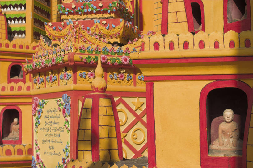 无人,横图,缅甸,亚洲,摄影,宗教,东南亚,佛教,彩图