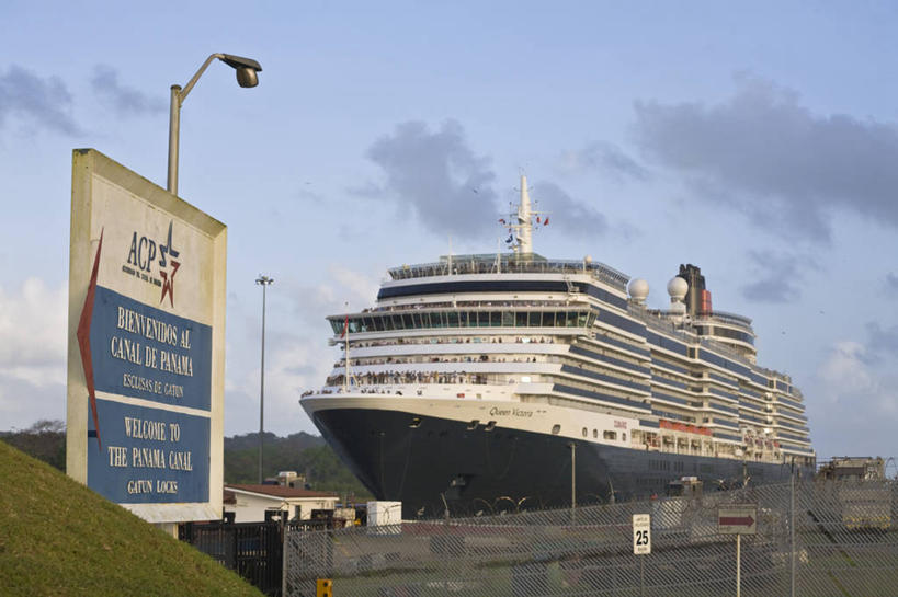 无人,横图,船,邮轮,摄影,中美洲,拉丁美洲,客船,巴拿马运河,彩图,密特里达提六世,海上运输