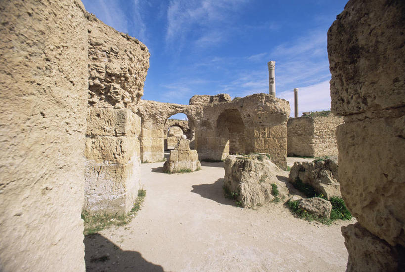 无人,横图,非洲,突尼斯,首都,废墟,摄影,考古学,地中海,北非,阿非利加洲,突尼斯共和国,迦太基,彩图