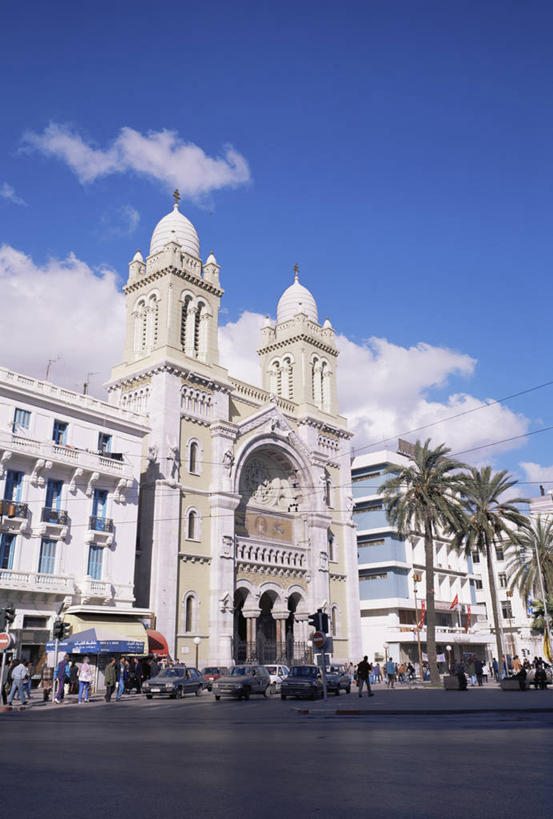 无人,竖图,非洲,突尼斯,首都,摄影,北非,阿非利加洲,突尼斯共和国,突尼斯市,彩图,大教堂,突尼斯省