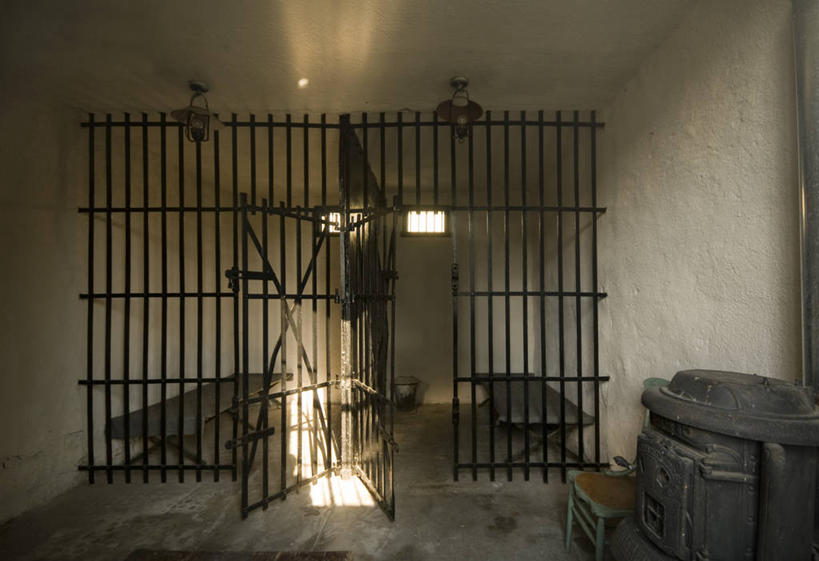 无人,横图,室内,美国,监狱,摄影,北美,伊利诺斯州,66号公路,美国人,彩图