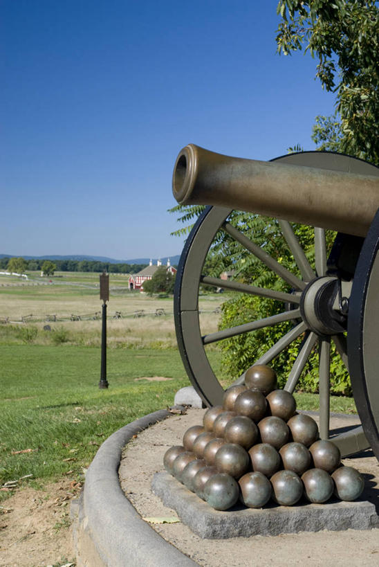 无人,竖图,美国,炮,摄影,北美,宾夕法尼亚,美国内战,盖兹堡,美国人,彩图,盖茨堡战役