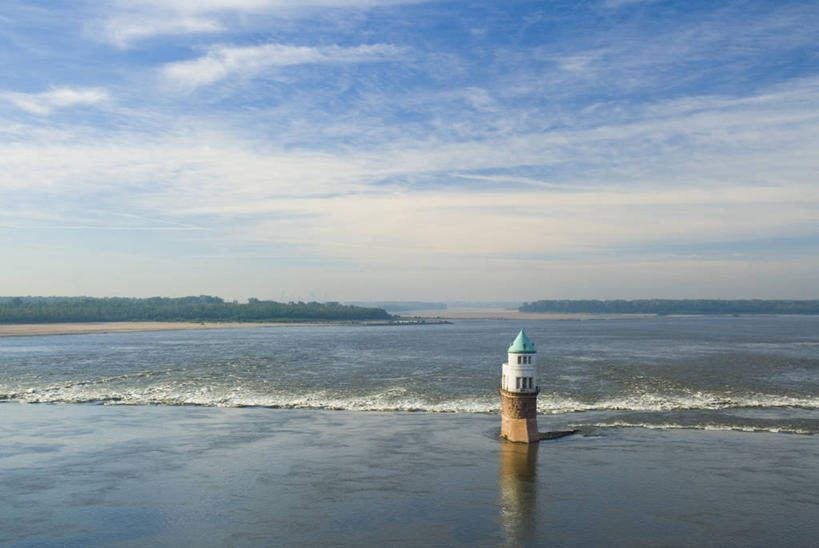 无人,横图,室外,河流,美国,桥,摄影,铁环,锁链,链条,北美,束缚,限制,伊利诺斯州,密西西比州,约束,密苏里,66号公路,岩石,彩图