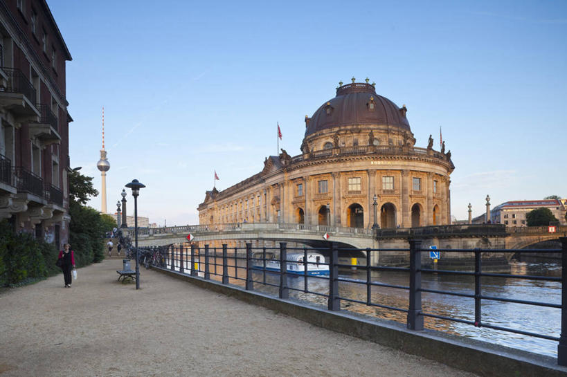 博物馆,横图,室外,白天,旅游,城市,德国,欧洲,首都,柏林,摄影,西欧,德意志联邦共和国,柏林州,柏林博物馆岛,博物馆岛,菩提树大街,彩图,博德博物馆,柏林旧博物馆