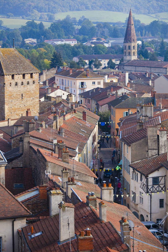 竖图,俯视,室外,白天,旅游,法国,欧洲,乡村,摄影,勃艮第,西欧,法兰西,法兰西共和国,法兰西第五共和国,勃艮第大区,布根地,索恩.卢瓦尔省,秋天,彩图,高角度拍摄