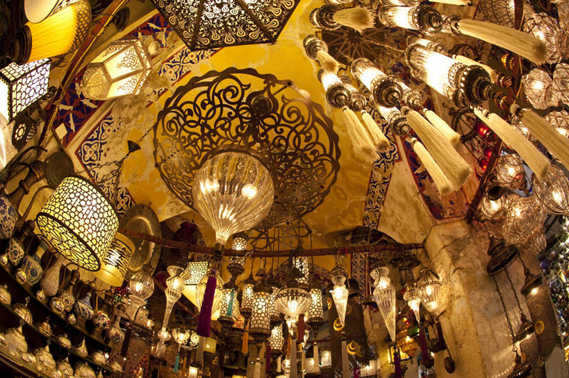 无人,商店,横图,室内,鱼眼镜头,购物,旅游,城市,欧洲,亚洲,许多,覆盖,灯笼,光,市场,很多,灯,摄影,照明设备,土耳其文化,伊斯坦布尔,大巴扎,彩图,旅行