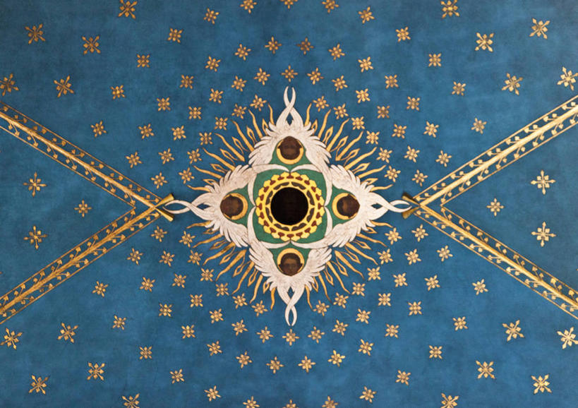 无人,教堂,横图,室内,白天,光晕,天花板,欧洲,波兰,天使,艺术,摄影,宗教建筑,哥特式风格,克拉科夫,彩图