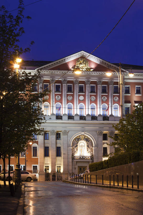 无人,竖图,室外,夜晚,建筑,街道,俄罗斯,古城,首都,历史,摄影,照亮,政府大楼,莫斯科,市长,彩图,俄罗斯文化