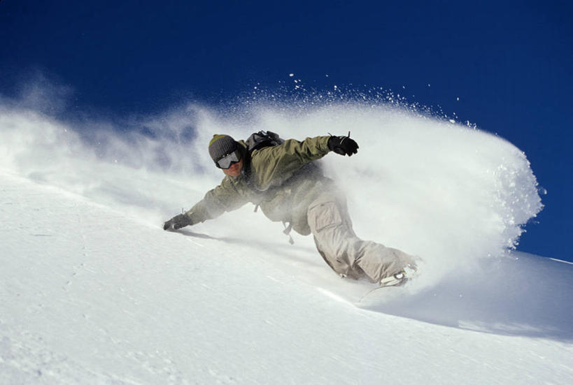 成年人,一个人,横图,室外,白天,运动服,运动,山,山脉,雪,美国,仅一个男性,摄影,活动,滑雪板,滑雪镜,华盛顿州,卡斯基德山脉,万里无云,冬季运动,下移,技能,男人,休闲活动,彩图,对焦,贝克尔山