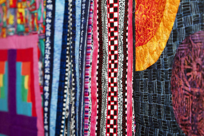 无人,横图,特写,纺织品,加拿大,吊挂,悬挂,墙,挂,摄影,多样,选择,棉被,美术工艺,彩图