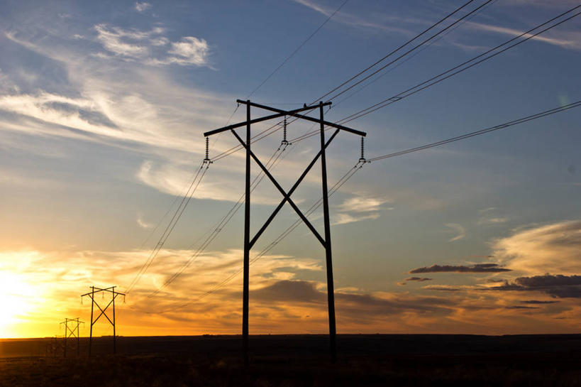 无人,横图,室外,日落,加拿大,云,联系,天空,黄昏,摄影,能源,电,剪影,彩图,输电塔,电力电缆,电力线