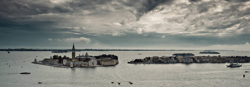 无人,横图,全景,俯视,室外,白天,船,意大利,威尼斯,岛,云,风景,天空,自然,运输,摄影,意大利文化,马祖尔湖,彩图,高角度拍摄