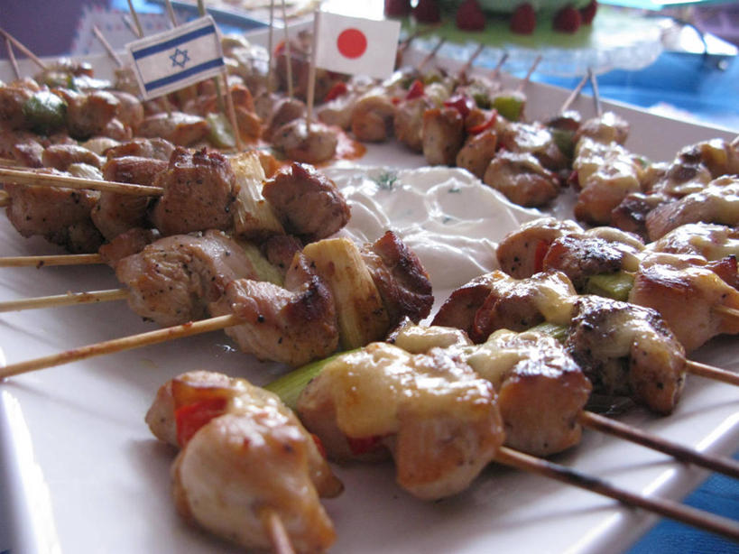 无人,横图,室内,特写,白天,烹饪,纽约,美国,许多,日本国旗,鸡肉,肉,日本料理,料理,食品,很多,菜肴,美食,肉类,饮食,食物,日式料理,日式,摄影,佳肴,清新,烧鸡,肉食,照烧,彩图,以色列国旗,照烧鸡,日式照烧鸡