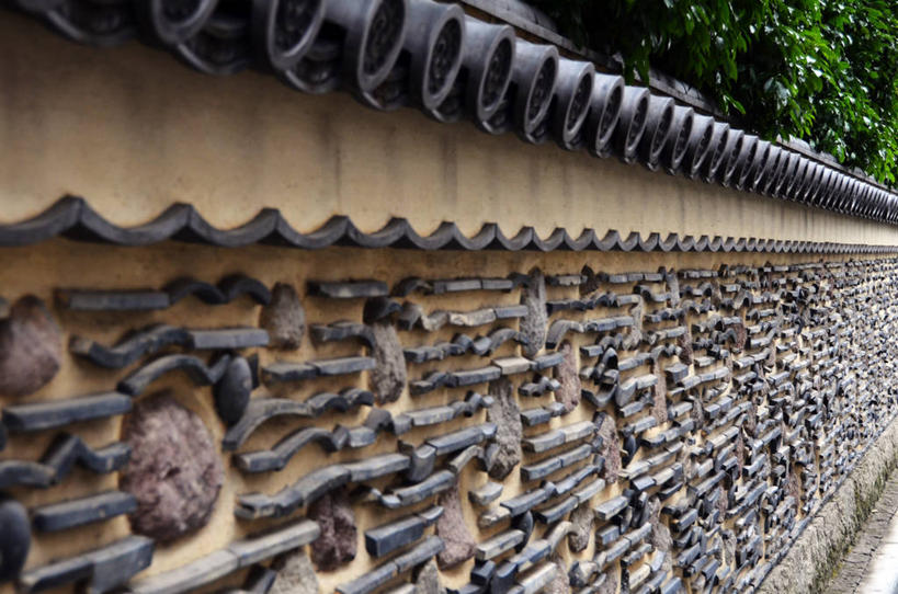 无人,横图,室外,白天,建筑,日本,日本文化,屋顶,树,摄影,宗教,手艺,福冈,式样,彩图