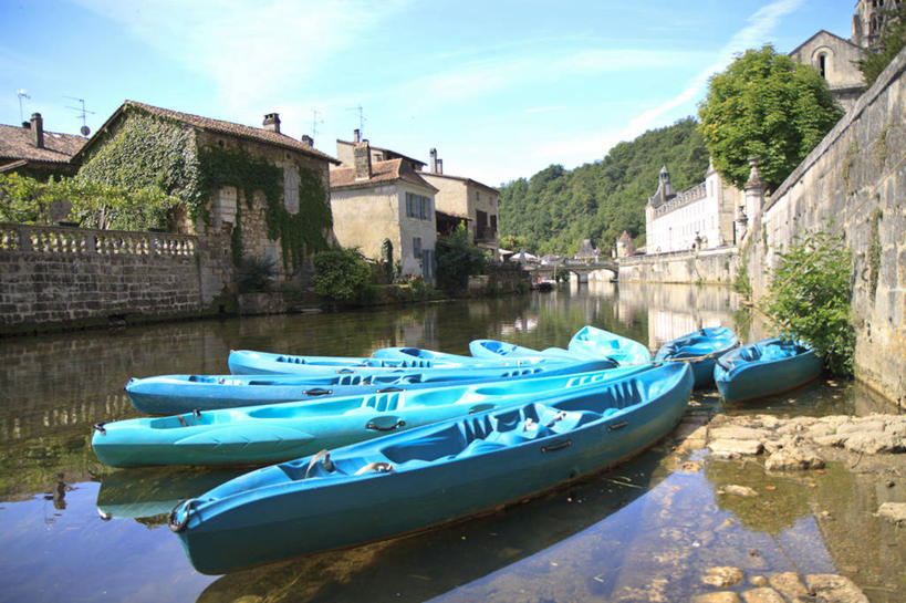 无人,横图,室外,白天,河流,法国,反射,云,蓝色,天空,自然,运输,摄影,独木舟,彩图