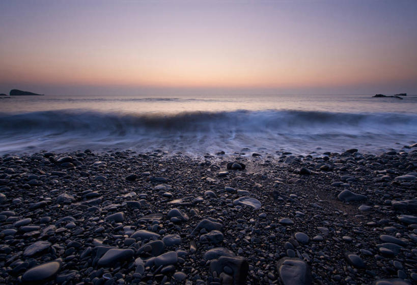 无人,横图,室外,长时间曝光,日落,英国,水平线,云,风景,天空,自然,波浪,摄影,宁静,彩图