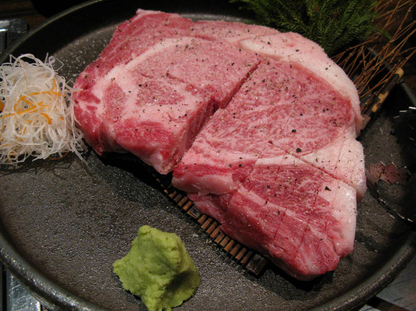 无人,横图,室内,特写,日本,肉,生食,牛肉,饮食,摄影,清新,沙朗牛排,彩图