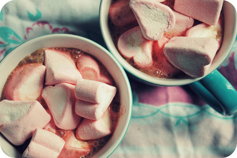 无人,横图,俯视,室内,特写,白天,美国,饮食,粉色,马克杯,甜食,诱惑,摄影,清新,药蜀葵,伊利诺斯州,热可可,心型,彩图,高角度拍摄