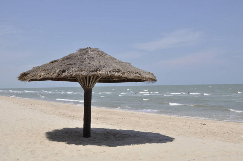 无人,横图,室外,白天,海洋,泰国,阴影,沙子,水平线,天空,摄影,保护,宁静,海滩,彩图