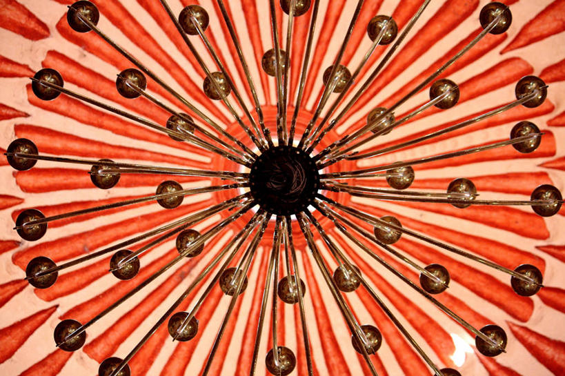 无人,横图,背景,墨西哥,圆形,红色,摄影,拉丁美洲,华贵,水晶吊灯,克雷塔罗州,式样,彩图,全画面,全框架,全帧,全画幅