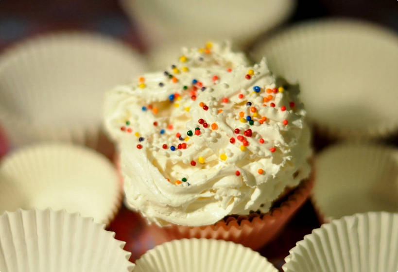 无人,横图,室内,特写,白天,加拿大,饮食,甜食,诱惑,摄影,清新,蛋糕托杯,纸托蛋糕,彩图,蛋糕