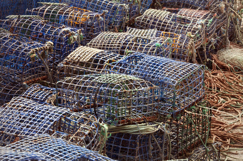 无人,横图,室外,白天,渔业,西班牙,许多,丰富,篮子,很多,仓库,工业,摄影,渔网,彩图