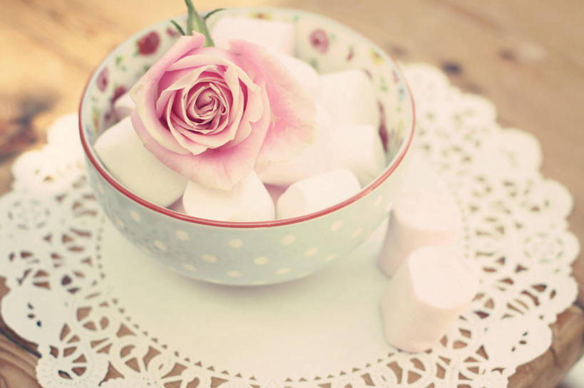 无人,横图,室内,特写,美国,木制,圆点,饮食,盘子,碗,甜食,摄影,加利福尼亚,药蜀葵,彩图