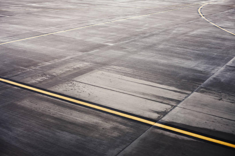 无人,机场,横图,室外,白天,美国,路标,方向,运输,摄影,彩图,飞机跑道