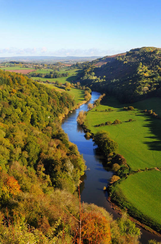 无人,竖图,俯视,室外,白天,河流,美景,山,英国,阴影,地平线,地形,景观,辽阔,地面,树,风景,天空,自然,广阔,景色,摄影,宁静,一望无际,自然风光,延伸,天地相交,无边无际,一马平川,赫里福德郡,彩图,高角度拍摄
