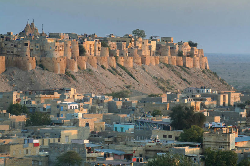 无人,横图,室外,白天,建筑,印度,房屋,城镇,历史,地标建筑,社区,摄影,要塞,印度文化,拉贾斯坦邦,彩图