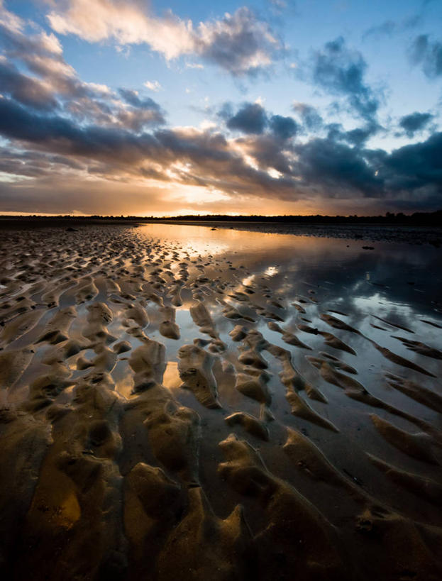 无人,竖图,室外,白天,日落,多云,英国,反射,云,自然,摄影,宁静,剪影,泽西岛,死水,海滩,彩图,哥里