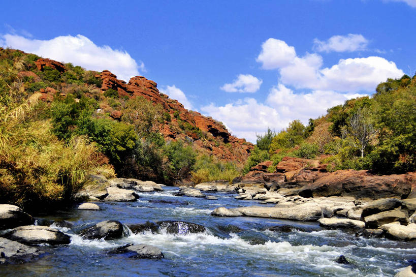 无人,横图,室外,白天,河流,美景,山,南非,景观,云,树,风景,天空,自然,景色,摄影,宁静,自然风光,普马兰加省,自然保护区,彩图