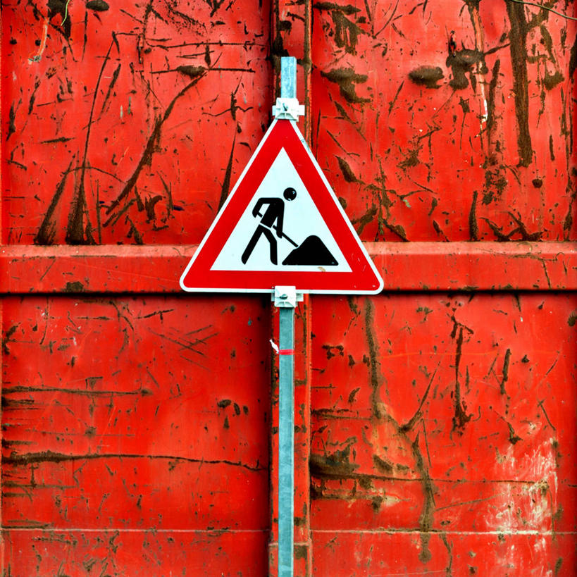 无人,方图,室外,白天,通讯,德国,红色,容器,摄影,指导,交通标志,发展,进展,彩图