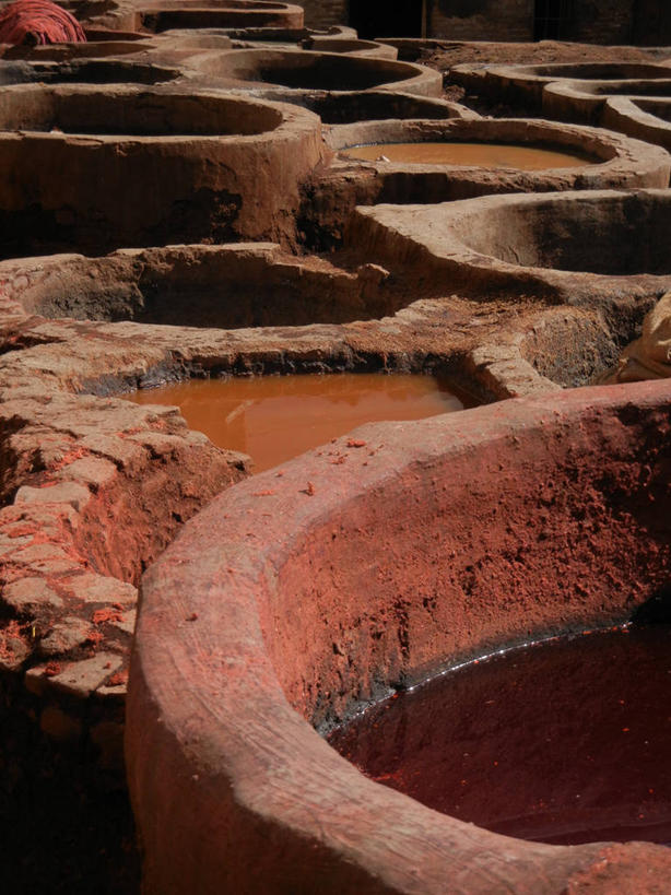 无人,竖图,室外,白天,水,摩洛哥,城镇,皮革,工业,摄影,染料,费兹,式样,摩洛哥文化,彩图,纺织工业