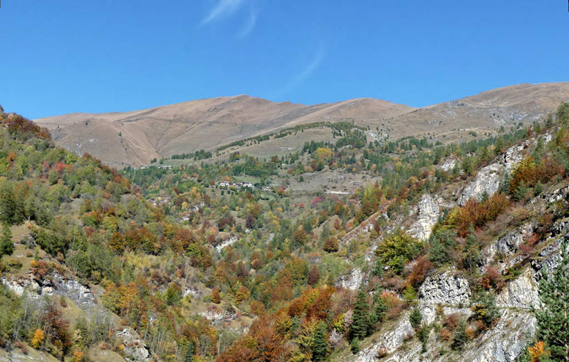 无人,横图,室外,白天,山,意大利,山谷,天空,自然,摄影,宁静,秋天,彩图