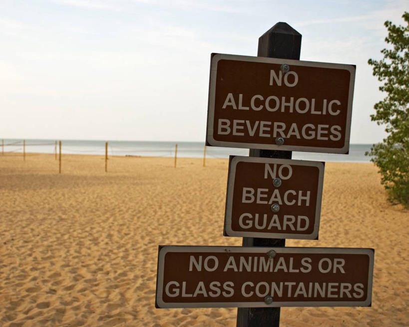 无人,横图,室外,白天,通讯,海洋,美国,沙子,文字,杆,布告,树,天空,摄影,指导,英文字母,海滩,彩图