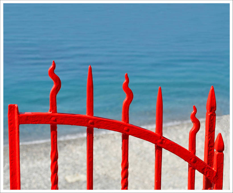 无人,横图,室外,白天,海洋,意大利,波纹,大门,红色,自然,摄影,简单,彩图