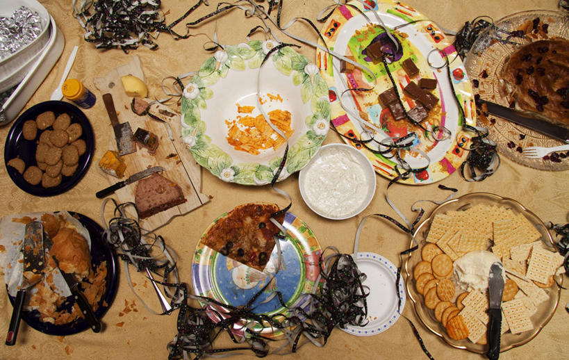 无人,横图,俯视,聚会,桌子,加拿大,庆祝,案板,凌乱,饮食,盘子,自助餐,摄影,彩图,高角度拍摄,传统文化