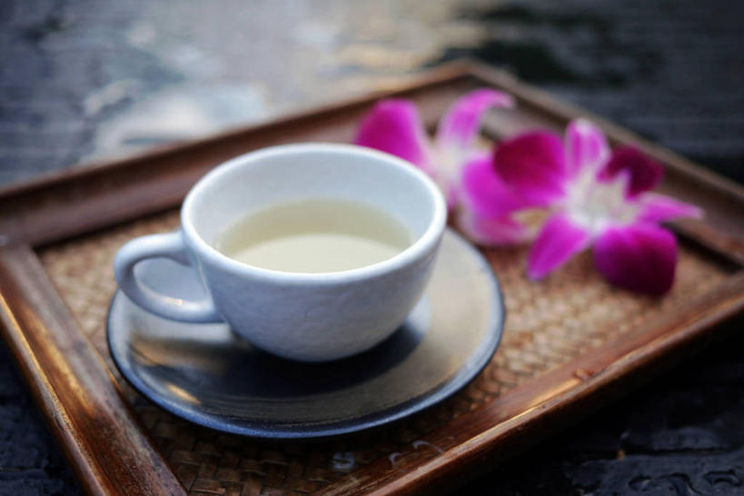 无人,横图,室内,特写,白天,泰国,杯,餐盘,饮食,普吉岛,花,粉色,茶碟,摄影,清新,茶杯,彩图,奖杯