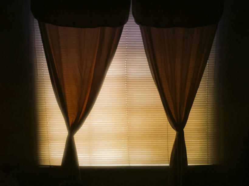 无人,横图,室内,白天,窗帘,卧室,美国,光,百叶帘,摄影,宁静,加利福尼亚,彩图