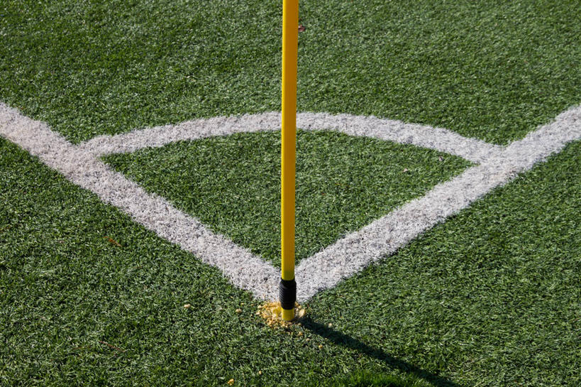 无人,足球场,横图,俯视,运动,竞争,旗帜,西班牙,阴影,线条,角落,摄影,巴伦西亚省,足球运动,彩图,高角度拍摄