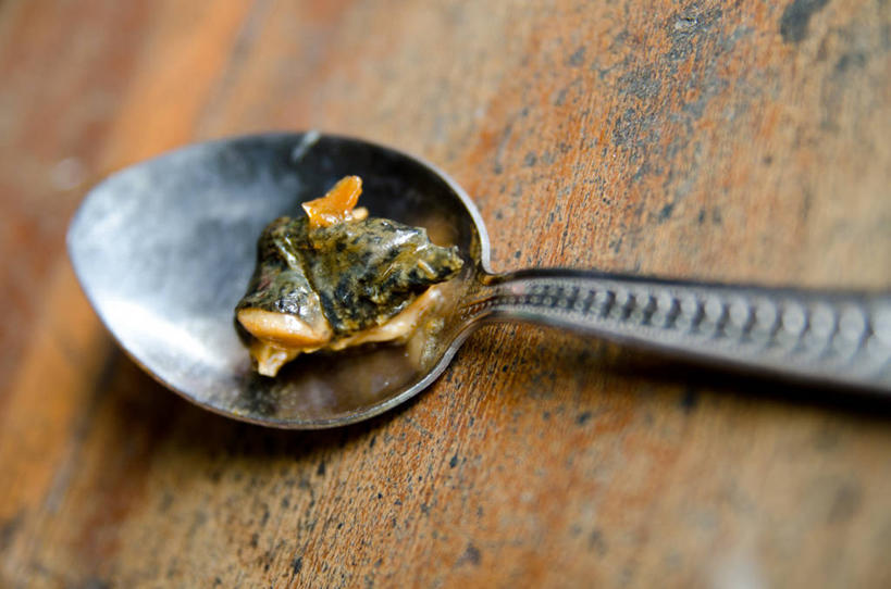 无人,横图,室内,特写,白天,老挝,炒,木制,食品,饮食,一个,汤匙,摄影,单个,彩图,传统文化