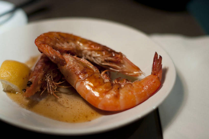 无人,横图,室内,特写,纽约,美国,虾,橄榄油,饮食,盘子,碗,摄影,清新,纽约州,海产,彩图