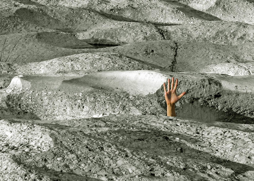 手,一个人,横图,分离着色,室外,白天,探险,西班牙,混凝土,手指,摄影,部分,炫耀,冒险,彩图