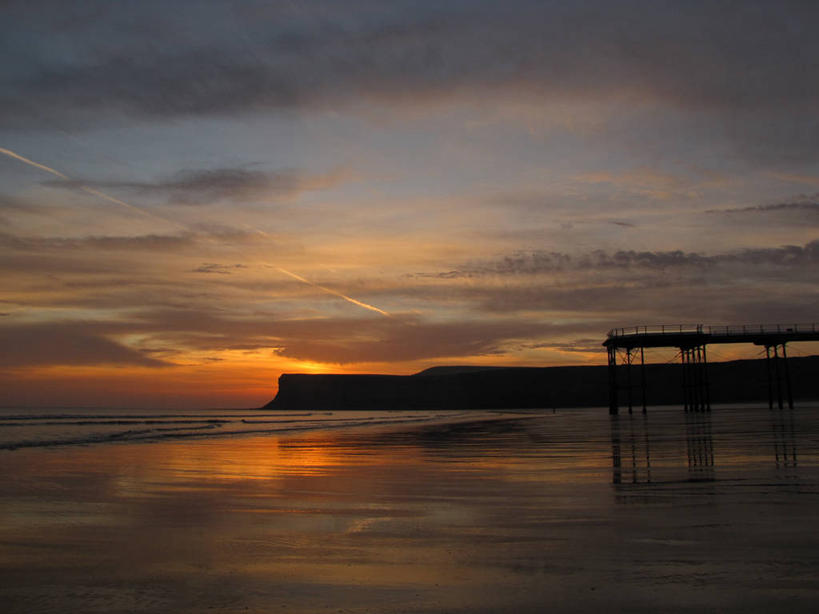 无人,码头,横图,室外,海洋,英国,云,黎明,风景,天空,自然,摄影,宁静,彩图,米杜士堡