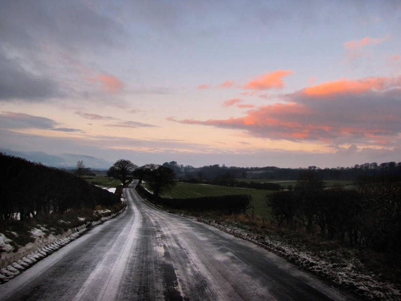 无人,横图,室外,路,英国,地形,云,冬天,天空,自然,黄昏,寒冷,运输,摄影,宁静,北约克郡,彩图