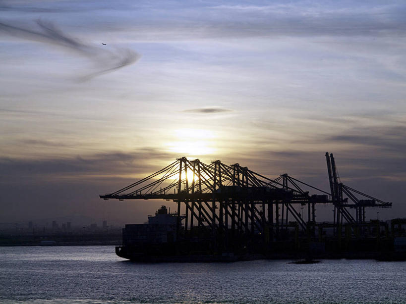 无人,横图,室外,海洋,日落,客轮,日光,西班牙,云,天空,自然,邮轮,运输,摄影,宁静,剪影,巴伦西亚省,彩图,海港