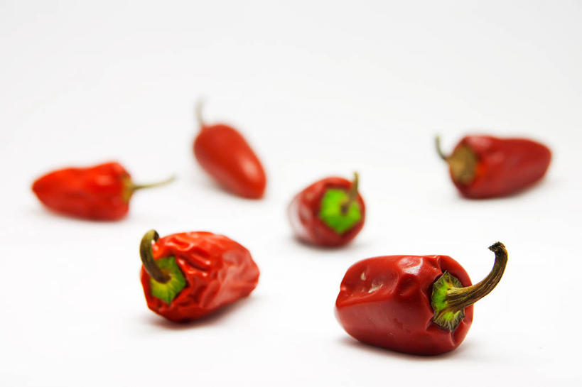 无人,横图,特写,白色背景,蔬菜,茎,热,饮食,红色,摄影,清新,健康食物,捷克共和国,红辣椒,彩图,影棚拍摄