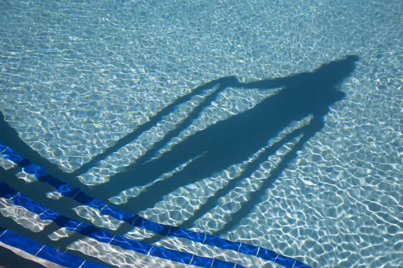 无人,游泳池,横图,室外,白天,水,美国,阴影,波纹,反射,摄影,宁静,纯净,彩图